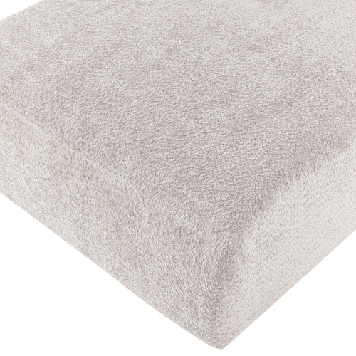WOOOD chaise longue bank links Mojo Base - Wollig - Ecru - 74x112x162