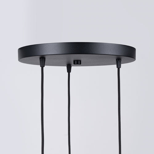 Sollux Lighting Hanglamp BRINA 3P zwart - 34x34x115cm