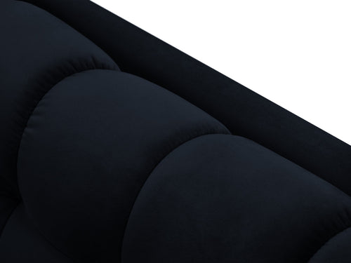 Cosmopolitan Design Bank Bali 4-zits, flueel, donkerblauw - 96x217x75cm
