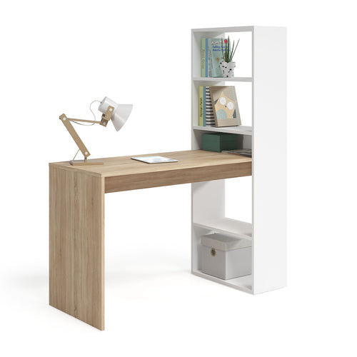Calicosy - Omkeerbaar bureau met opbergplank   53x120x144 cm