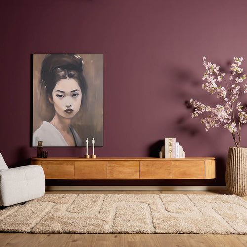 Starfurn Tv-meubel Excellent - Naturel Hout - 280x35x30cm