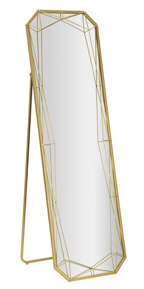 Mauro Ferretti staande spiegel - 46x54x153 cm - goud