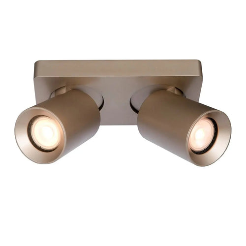 Artdelight spot Megano - 2 lichts - 20  x 11.5   cm - champagne - vtwonen shop