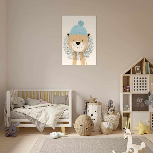 Artfulprints  Winterleeuw   poster 50x70 cm - vtwonen shop