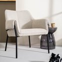 FurniLux Fauteuil Tony - grey - 53x73x74cm - vtwonen shop