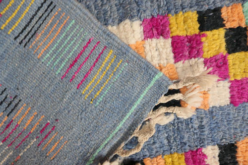 AFK Living vloerkleed Berber - handgemaakt - Wol - 71 x 413 cm