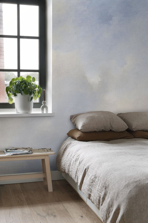 ESTAhome fotobehang wolken blauw en wit - 350 x 279 cm - 159487