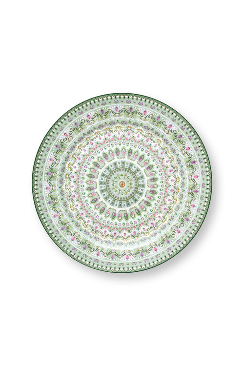 Pip Studio - Borden - Lily & Lotus - Moon Delight - Lichtgroen - 32 cm - Set van 2