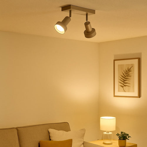 Freelight spot Lunata - 2 lichts - 30  x 15   cm - beige