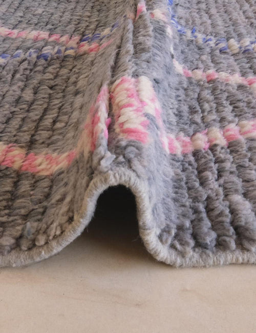 AFK Living vloerkleed Berber - handgemaakt - Wol - 75 x 406 cm