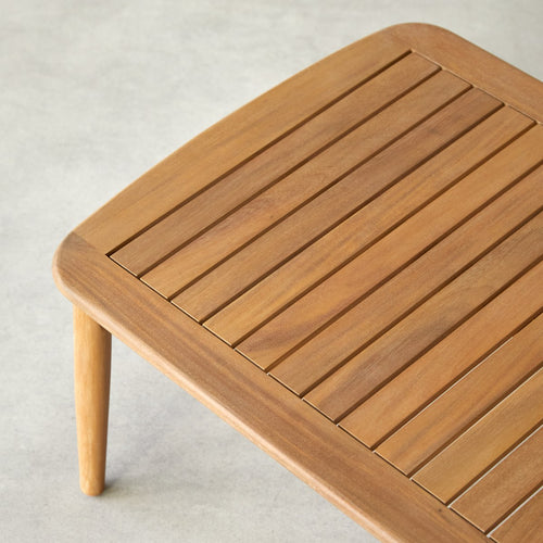 Tikamoon Tuinsalontafel van massief acacia - Naturel