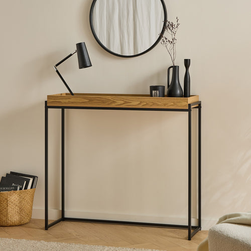 Calicosy - JESSIE Design haltafel - Licht hout - 30x100x90 cm