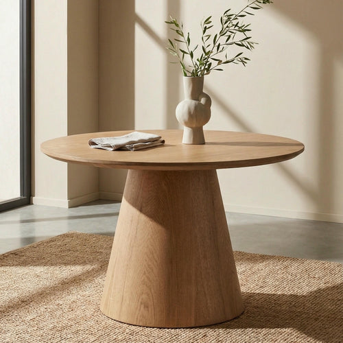 Furnhouse ronde salontafel Tango - Natuurlijk eikenhout - Ø 60 cm