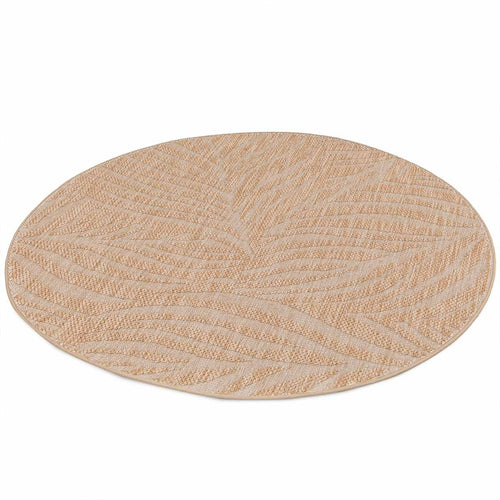 Garden Impressions Buitenkleed Ø160 cm - leaf sand