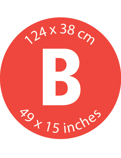 Brabantia Strijkplankhoes B - 124 x 38 cm - complete set - denim grey - vtwonen shop