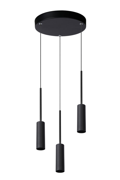 Lucide hanglamp TUBULE - Geïntegreerde LED - Zwart - vtwonen shop