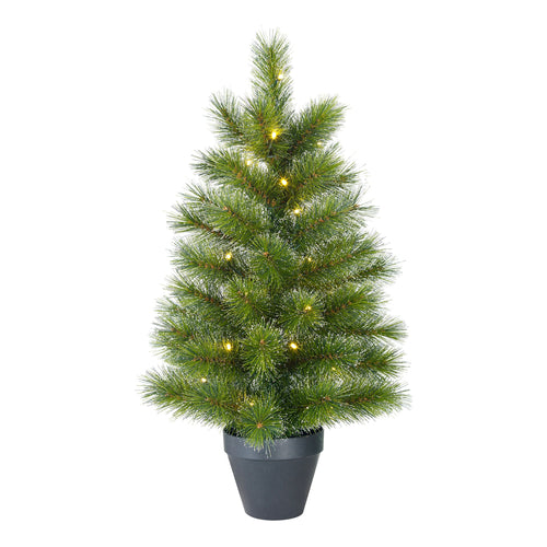 Black Box Trees Glendon Kunstkerstboom in Pot - Kunst Kerstboom H90 x Ø51 cm - Groen