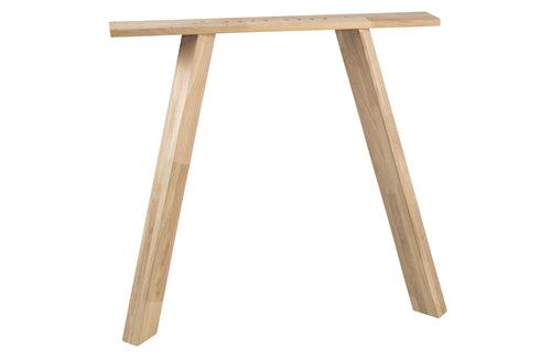 WOOOD tafelblad incl. 3-standen poot vierkant Tablo - Eiken - 220x90cm - vtwonen shop