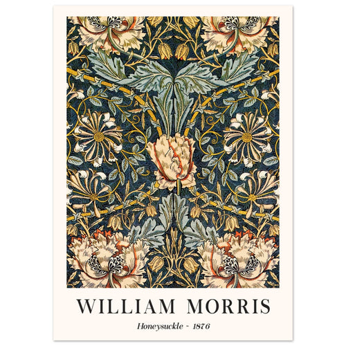 Artfulprints  William Morris - Honeysuckle 1876   poster 50x70 cm - vtwonen shop