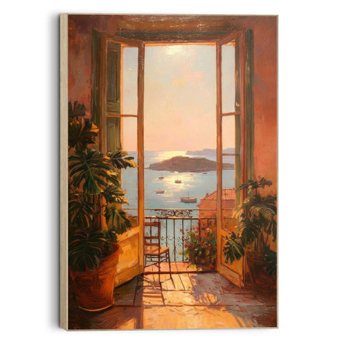 Reinders schilderij Uitzicht op Zee - 60x90cm