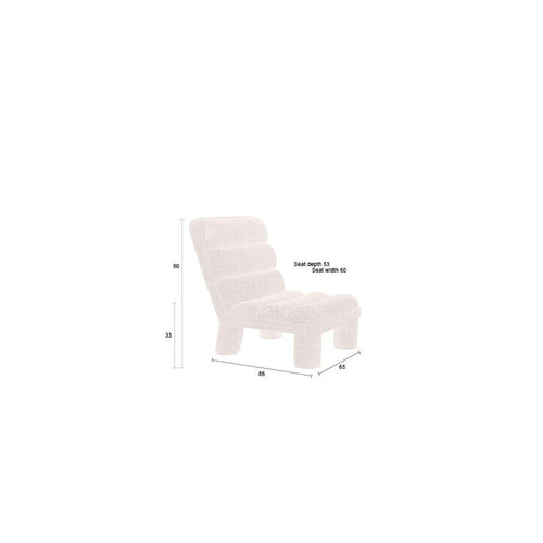 Dutchbone Fern Fauteuil Beige - vtwonen shop