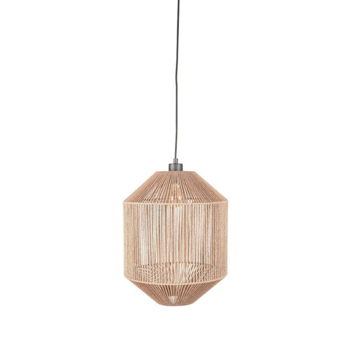 LABEL51 Hanglamp Ibiza - Naturel Jute - 33x33x162cm - vtwonen shop