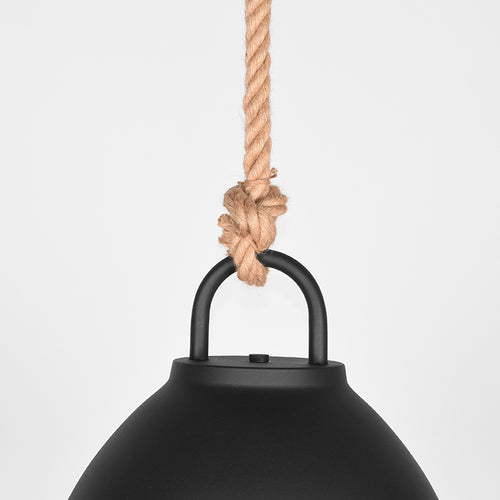 LABEL51 Hanglamp Korf - Zwart Metaal - 38x38x45cm
