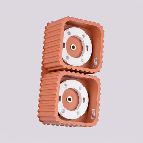 Sollux Lighting Plafondlamp RIFF 2 rode oker Gx53 - 20,5x10x8cm