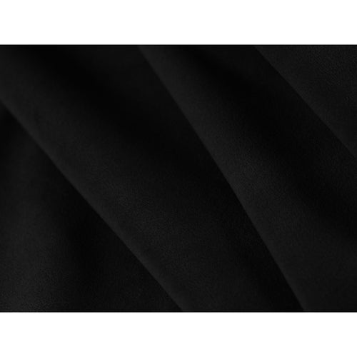 Cosmopolitan Design - Ligstoel links Siena flueel zwart - 181x93x69cm
