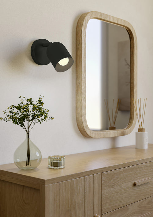 EGLO spot Tilston - 12 cm - zwart