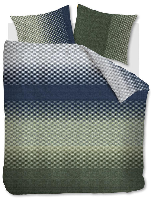 Beddinghouse dekbedovertrek Duco - 200x200/220 cm - blauw groen - vtwonen shop