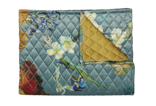 Bedsprei Beddinghouse x Van Gogh Museum Partout Des Fleurs - 260x260 cm - Groen - vtwonen shop