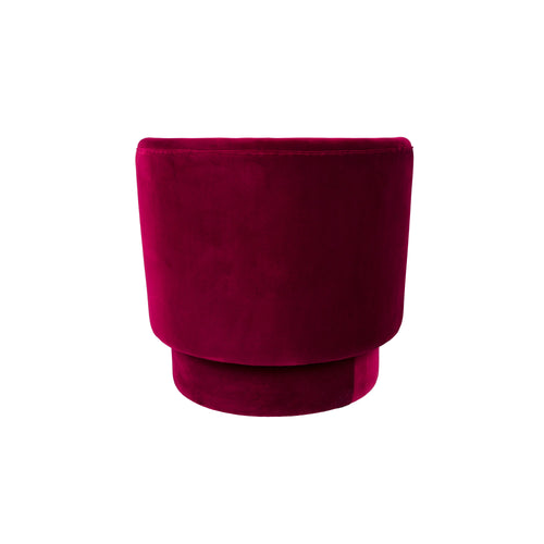 Dutchbone Dorothy Fauteuil Velvet Rood - vtwonen shop