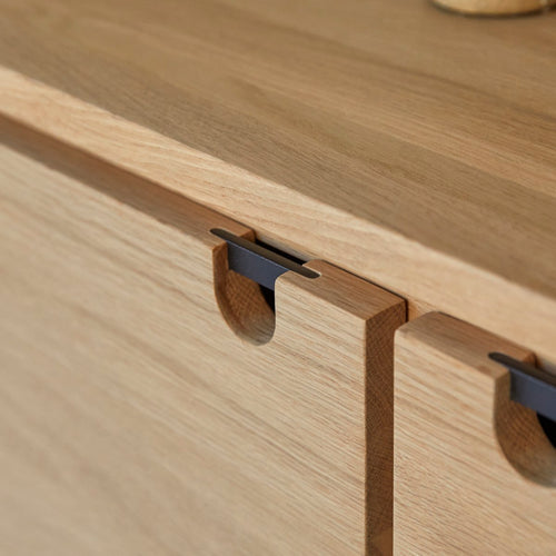 Tikamoon Massief eikenhouten buffet 145 cm - Naturel - vtwonen shop