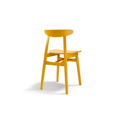 Set van 2 stoelen Elie hout geel - 42x47x80cm