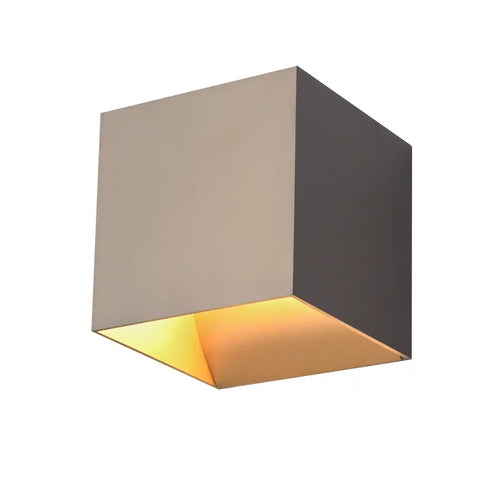 Artdelight wandlamp Gymm - 1 lichts - 10  x 10   cm - champagne