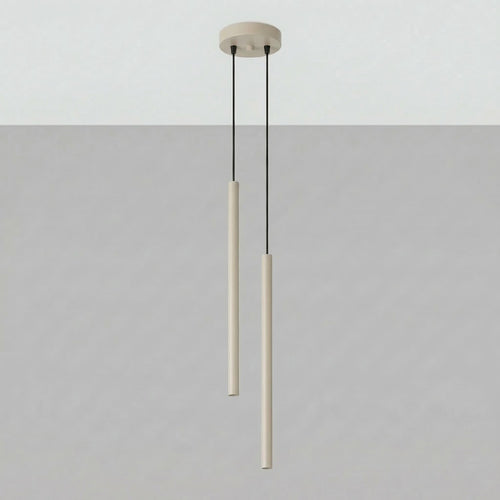 Sollux Lighting Hanglamp PASTELO 2 taupe - 15x15x118cm