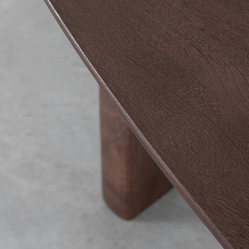 LABEL51 Sidetable Wow - Donkerbruin Mangohout - 135x40x75cm - vtwonen shop