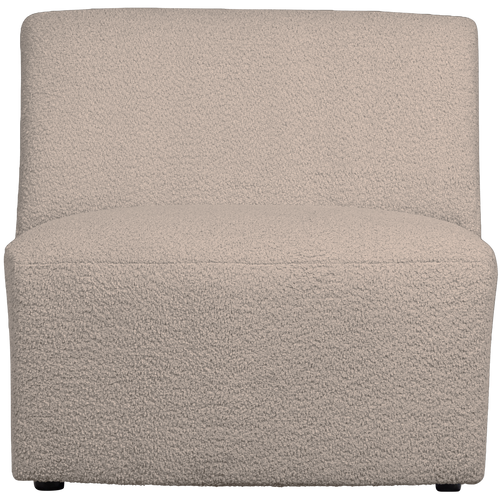 WOOOD 1-zits element Coco - Bouclé - Zand - 70x73x72 - vtwonen shop