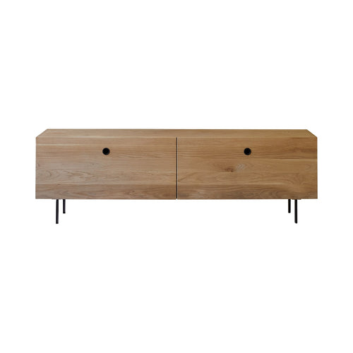Tikamoon Massief eiken tv-meubel 160 cm - Naturel - vtwonen shop