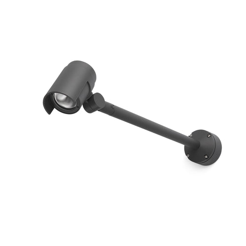 Faro Foc-2 - LED Outdoor Wandspot Donkergrijs IP65