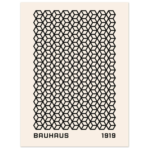 Artfulprints  Bauhaus - 1919 beehive   poster 30x40 cm - vtwonen shop