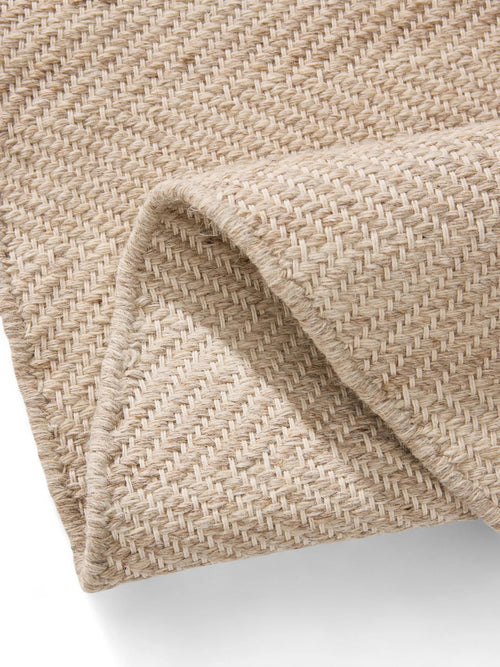 benuta wollen vloerkleed Lars - beige - ø 250 cm
