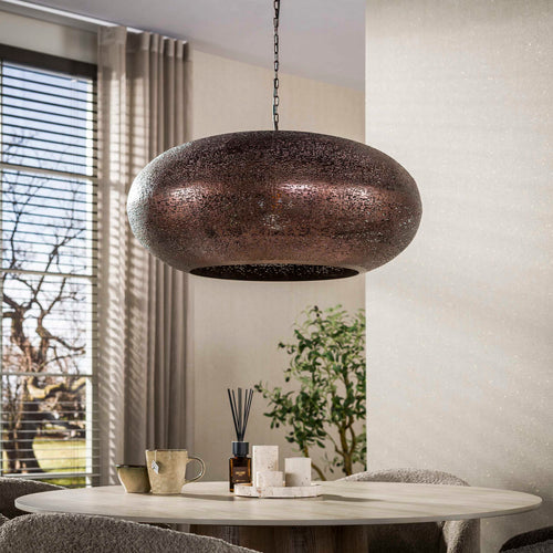 Giga Meubel Hanglamp Cielo - Koper Metaal - 1-lichts - Ø68cm