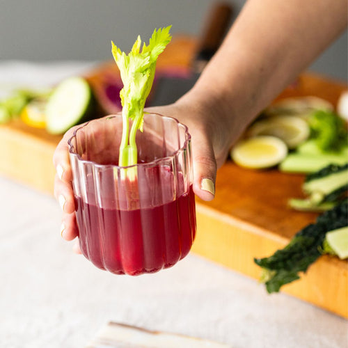 Brut Homeware | Tumbler Gaia | Set van 4 | 35cl | drinkglas | helder - vtwonen shop