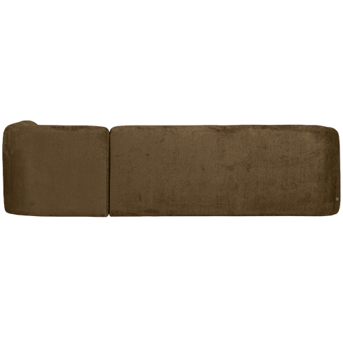 BePureHome hoekbank rechts Sloping - Velvet - Brass - 77x274x87/225 - vtwonen shop