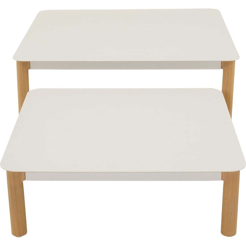 Lesli Living loungebank Mezio - beige - 86x86x28cm