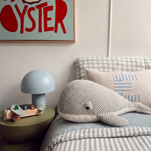 Pintado & Lacado knuffeldier Walvis - grijs - 51 cm