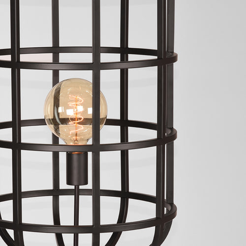 LABEL51 Vloerlamp Twine - Zwart Metaal - 50x50x145cm - vtwonen shop