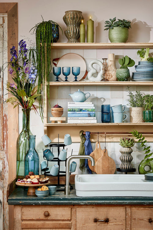 Mica Decorations Mokkenrek - H50 x Ø34 cm - Metaal - Zwart - vtwonen shop